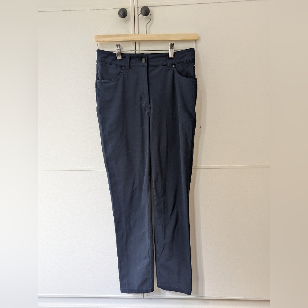 Lululemon City Sleek 5 Pocket 7/8 Pants Navy Size4